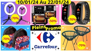 Catalogue Carrefour Bons Plans De La Semaine Du 100124 Au 220124 [upl. by Yticilef]