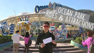 Rides amp Attractions of Hong Kong Ocean Park Asias Largest Theme Park [upl. by Halimeda]