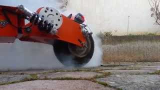 1000w Electric Scooter burnout [upl. by Merras]