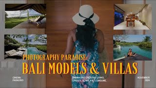 BALI 101 Life of a model and villa photographer in Bali 📷 [upl. by Ahsrats]