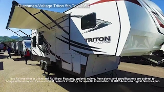 2017 DutchmenVoltage Triton2951 [upl. by Eelarbed]