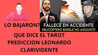 DESPLOME POR ACCIDENTE O DERRIBADO HELICOPTERO EN EL SALVADOR PREDICCION LEONARDO CLARIVIDENTE [upl. by Jangro500]