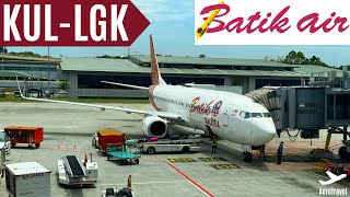 BATIK AIR MALAYSIA  KUALA LUMPUR  LANGKAWI  BOEING 737800  ECONOMY CLASS  TRIPREPORT 4K [upl. by Aiveneg]