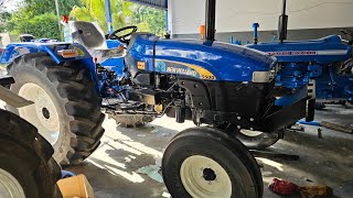 partial paint restoration on New Holland 5500 pb7modifiers  show quality tractor modification [upl. by Shaper]