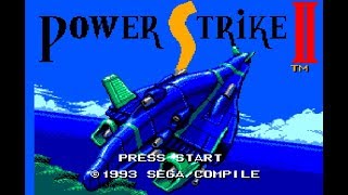 Power Strike 2  Master System 1CC No Miss 60Fps [upl. by Nosral629]