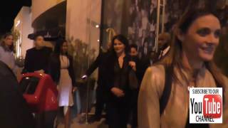 Julia Ormond talks about if men fight over her in real life outside Catch Restaurant in West Hollywo [upl. by Meri]