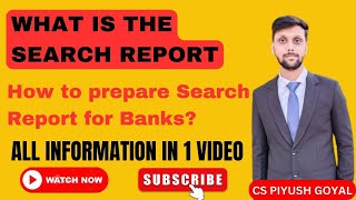 How to prepare search report of company  Chare Report or Search Report  ROC search report [upl. by Llewol569]