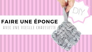 Comment faire une Éponge à vaisselle DIY à partir de vieilles chaussettes Tawashi [upl. by Acessej]