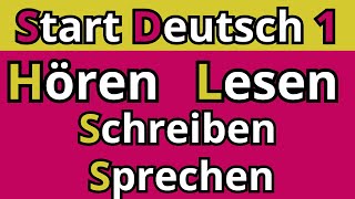 Start Deutsch 1 Hören Lesen Schreiben amp Sprechen A1 2024 [upl. by Anelrahs504]