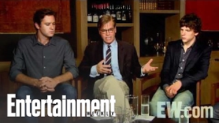 The Social Network Cast Interview Part 2 of 5  Entertainment Weekly [upl. by Akkire]