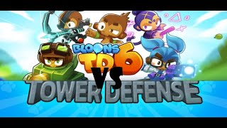 Bubblegum Tower Defense VS BTD6 [upl. by Yentruocal]