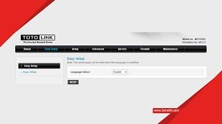 شرح ضبط أعدادات راوتر TOTO Link وعمل configuration [upl. by Armahs]