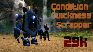 GW2 Condi Quickness Scrapper  Benchmark  29k  Patch 17082021 [upl. by Yecam]