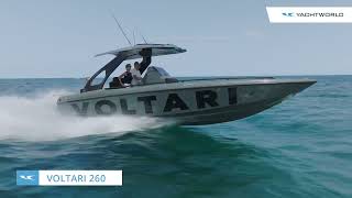 Voltari 260 Electric Boat  Full Walkthrough Boat Review [upl. by Gniw]