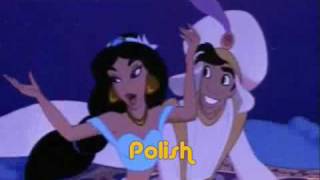 Aladdin  A whole new world multilanguage  top ten favorites [upl. by Eatnuahs619]