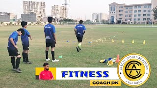 Football Fitness  Coach Dinesh  coaching football fitness youtubeshorts soccer [upl. by Enitsed]