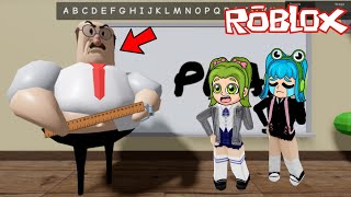 NUESTRO PROFESOR MALVADO NOS TIENE ATRAPADAS LOGRAREMOS ESCAPAR ROBLOX karola20 CON MI HERMANA [upl. by Ydaj136]