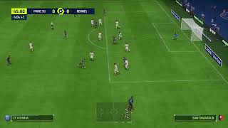 Gameplay FC 24  Paris SaintGermain  Stade Rennais  Ligue 1  20242025 [upl. by Ytirahs680]