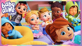 LIVE The Babies And Charlie Playgroup Adventures 👶 🔴 Baby Alive Season 4 [upl. by Yessej201]