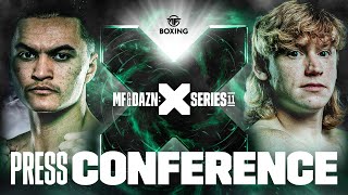 Jarvis vs Bdave Misfits x DAZN X Series 011 Press Conference Livestream [upl. by Milas]