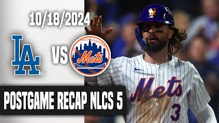 Mets Fan Reaction NLCS Game 5  LAD6 NYM12 NOT DEAD YET BACK TO LA [upl. by Enirrok]