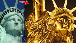 How To Gold Effect In Photoshop 3 Min  Turn Anything Into Gold [upl. by Noraj]