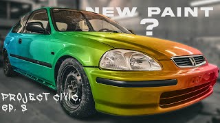 MY CIVIC IS FINALLY PAINTED 😄 [upl. by Reivad295]