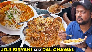 Joji Khatri Biryani amp Delhi Dal Chawal in Karachi  Best Pakistani Street Food  Karhai Pakora [upl. by Enrobyalc438]