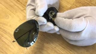 RayBan chính hãng RB3025 L0205 aviator authentic Italy fullbox [upl. by Hgielram]