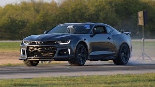 2017 Camaro ZL1 vs C6 Corvette Z06 in a 12 mile shootout [upl. by Nager245]