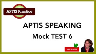 APTIS GENERAL Speaking Practice Test 6  Get ready for APTIS with these tests [upl. by Maggee333]