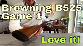 Browning B525 Game 1 [upl. by Leuas670]