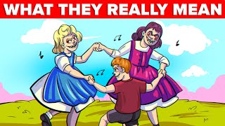 Actual Dark Messages Behind Nursery Rhymes [upl. by Salita972]