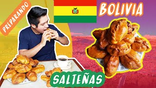 PREPARANDO DELICIOSAS SALTEÑAS BOLIVIANAS Por PRIMERA VEZ  BOLIVIA [upl. by Thunell]