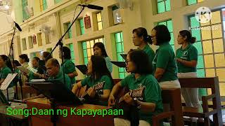 Entrance Song Daan ng Kapayapaan Tagalog Choir HK [upl. by Florida]