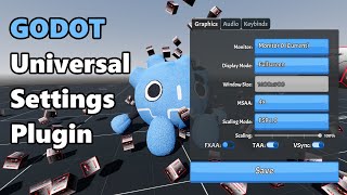 Godot Universal Settings Plugin [upl. by Lyj178]