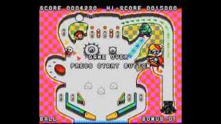 kirby no omochabako  pinball for SNES [upl. by Ekaterina313]