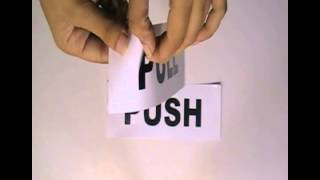 Push Pull Door Stickers [upl. by Whitten]