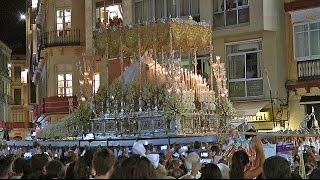 CORONACIÓN VIRGEN DEL ROCÍO MÁLAGA VUELTA PLAZA CONSTITUCIÓN CANCIÓN MALAGA A TI TE CORONA [upl. by Seadon]