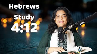 Hebrews 4 12 Study biblestudy hebrews4 memorizescripture hebrews [upl. by Erdnassac23]