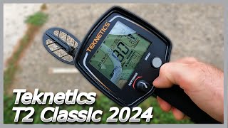 Teknetics T2 Classic Metal Detector Unboxing and Demo [upl. by Notyap609]