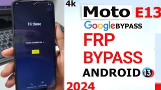 Moto g14 FRP Bypass Android 13Moto g14 Google account lock Unlock [upl. by Lesna]