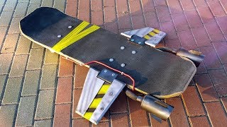 HOW TO MAKE HOVERBOARD FROM FORTNITE DIY [upl. by Gladstone999]