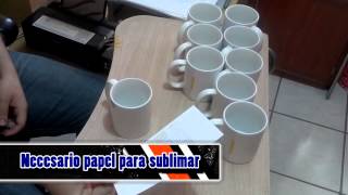 Como Sublimar tazas 11 oz proceso completo [upl. by Yebloc]