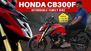 Most Affordable 300cc  2024 CB300F Tamil review  Motographic [upl. by Arrek]