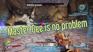 Borderlands 2 Master Gee The Invincble solo UVHM mode with Gaige [upl. by Rednaskela]