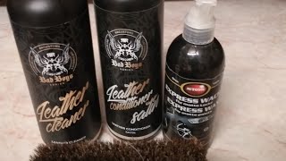 Bad Boys leather cleaner amp conditioner [upl. by Matthaeus]