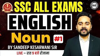 Noun  Foundation English Part 1  Basic English for SSC CGL CHSL Steno  English By Sandeep Sir [upl. by Alana]