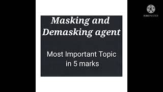 Masking and Demasking agent in complexometric titration in Pharmaceutical Analysis [upl. by Joshuah]