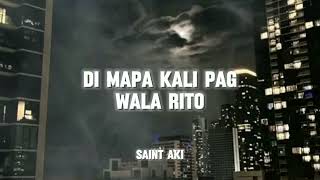 makasalanan ❄️saint aki ft Deryl Bernal official lyrics video prood by ZSHANBEATS [upl. by Meeka]